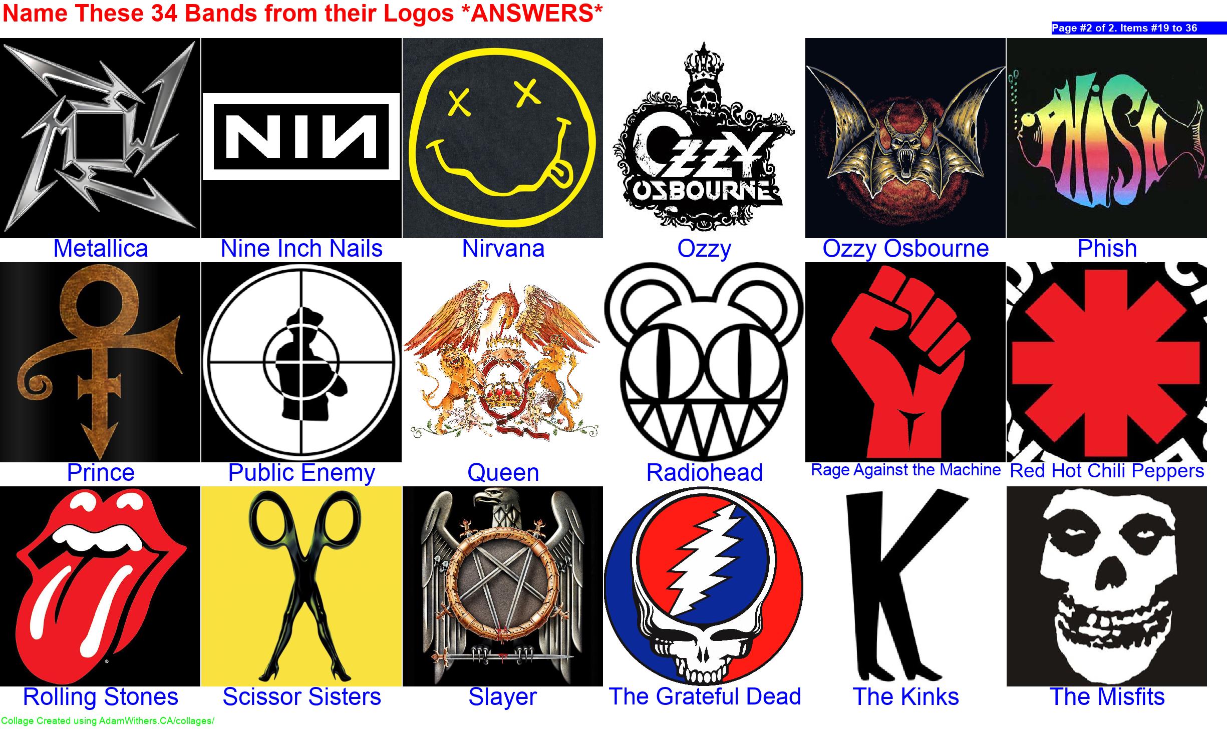 CollageA: guessBandLogo Page 2